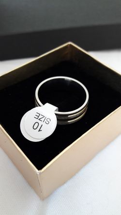 Ring size 10 titanium stainless Steel