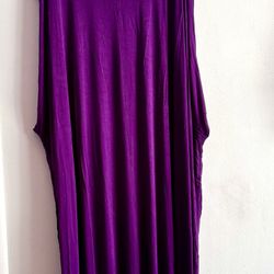 Purple Maxi Dress, 2XL