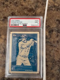 2024 Topps Shohei Ohtani Superstar Blueprint #SB3 PSA 9