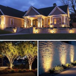 4 Pack Landscape Lighting Low Voltage