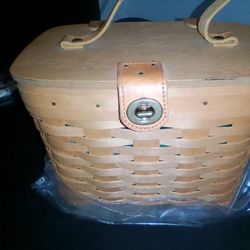 Vintage Longaberger CB Picnic Basket Purse 