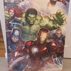 Marvel The Avengers Wall Art Canvas