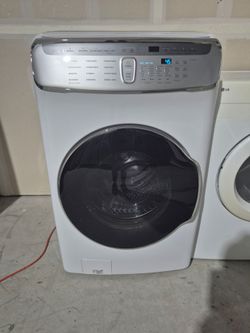 Samsung FlexWash 6.0 cu. ft. Smart Washer (White) – Dual Washer & Steam!