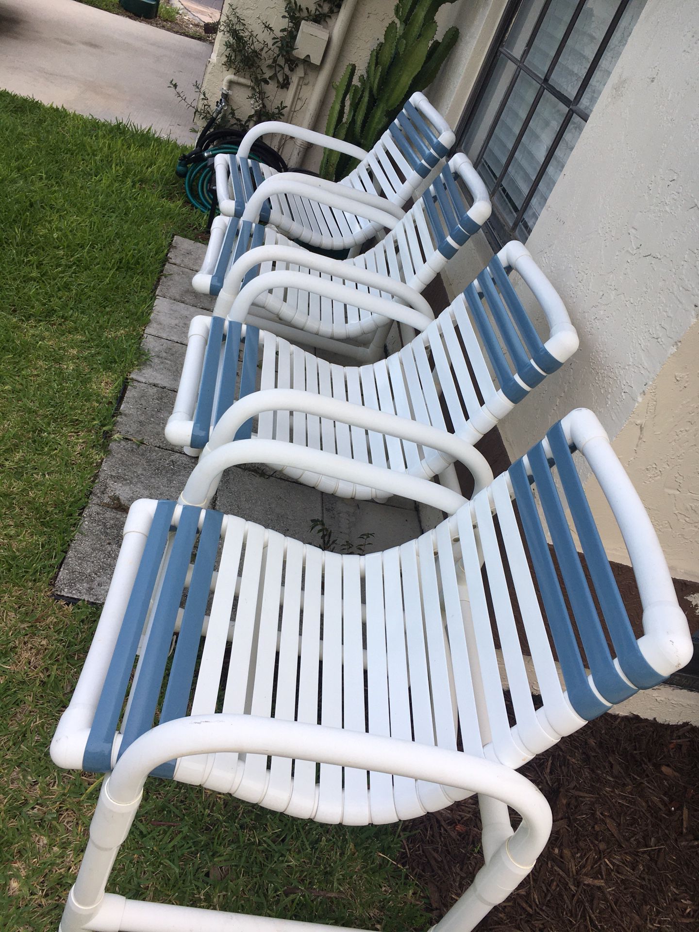 Outdoor pool chairs