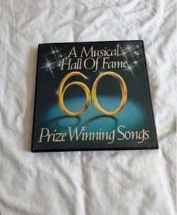 A Musical Hall of Fame: 60 Prize Winning Songs. 6 LP Box Set. Vinyl Records