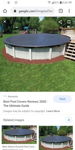 Round pool cover