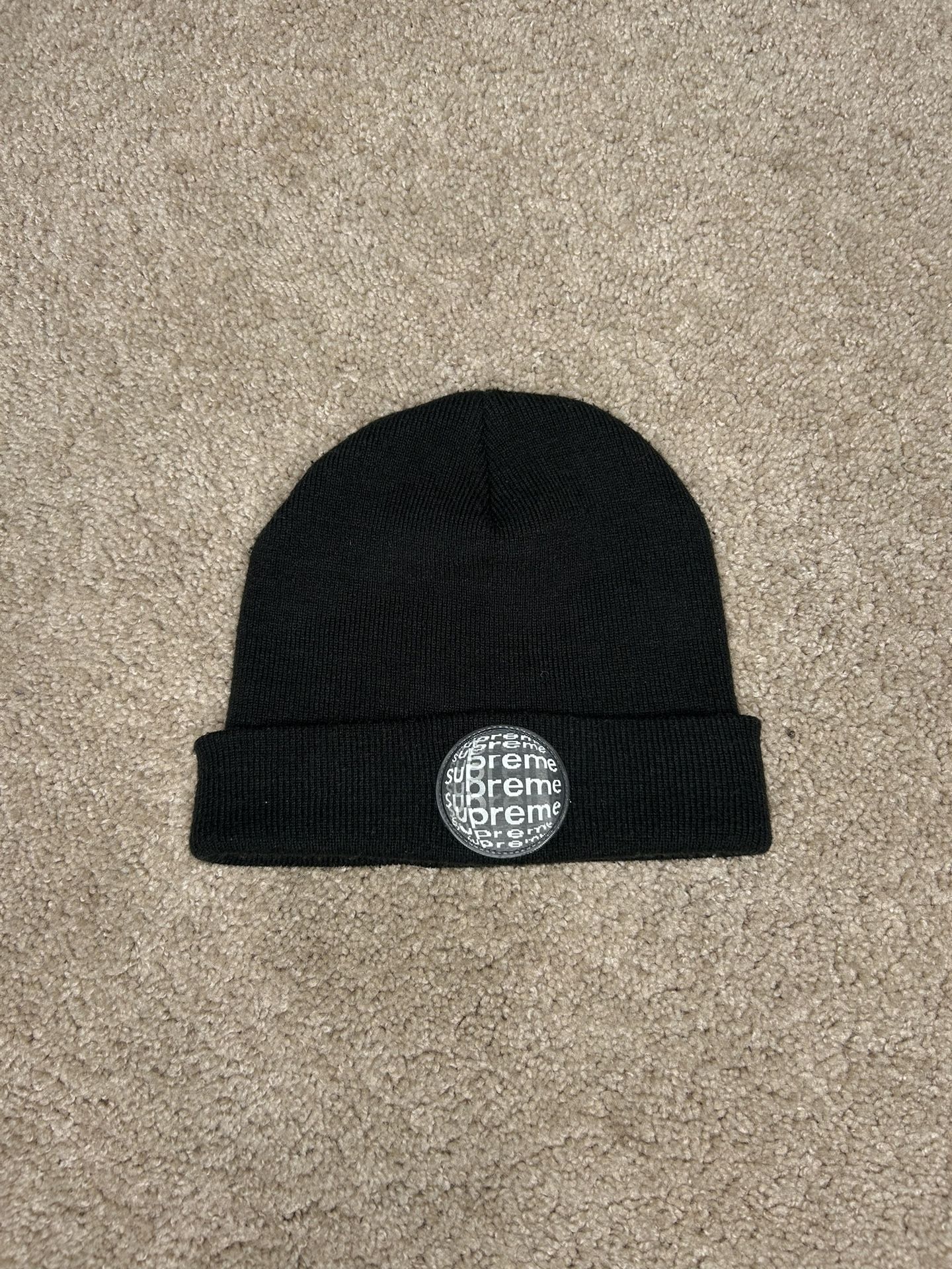 Black Supreme Beanie 