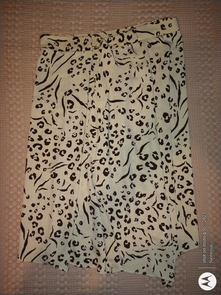 Print Tie Skirt