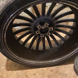 26 Inch 6 Lug Rims And Tires $500Or Best Offer 