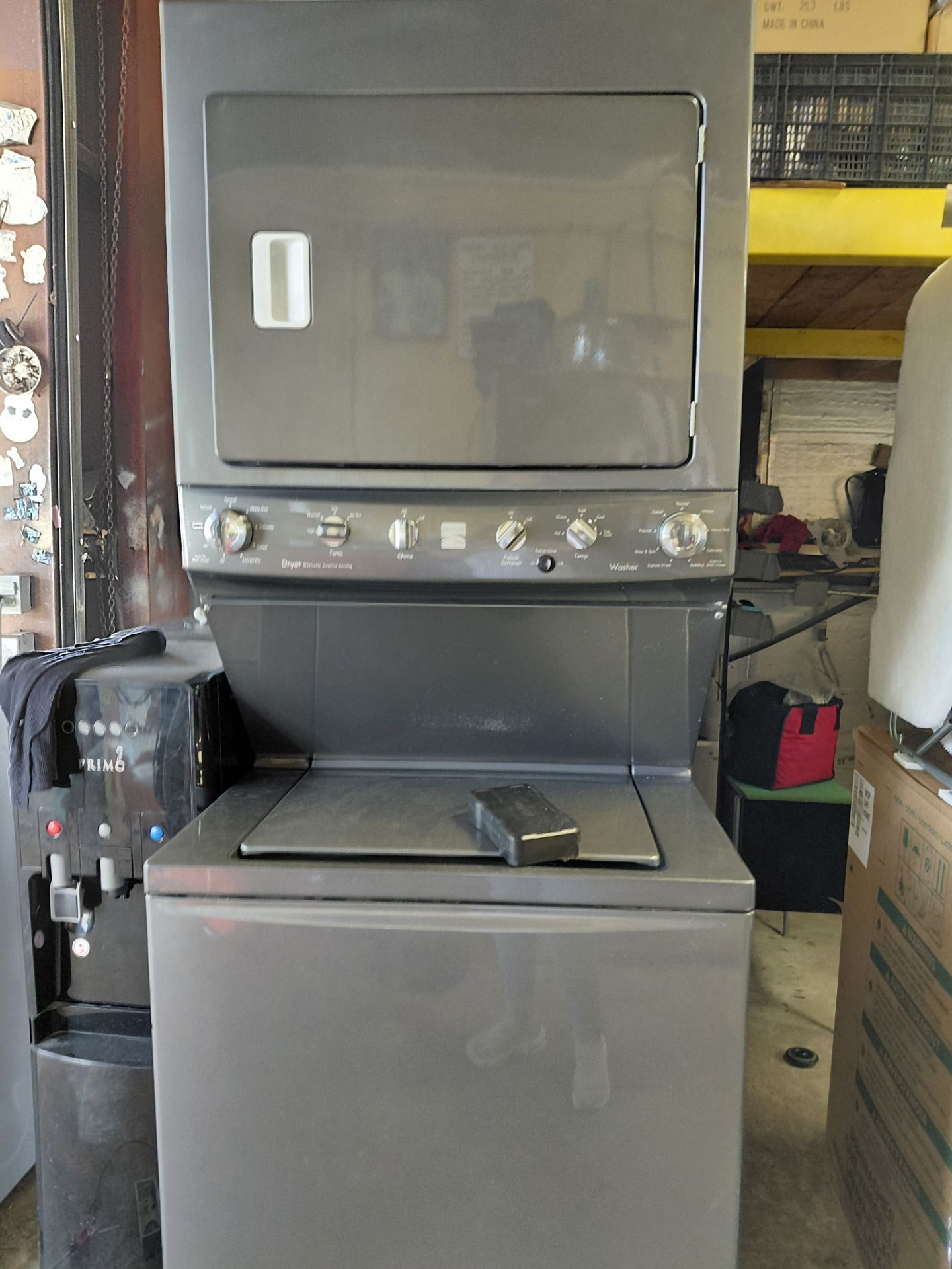 Washer and dryer combo with warranty