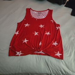 Large Red Tank Top 