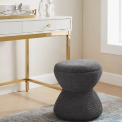 Wrought Studio Kadezha Upholstered Swivel Ottoman