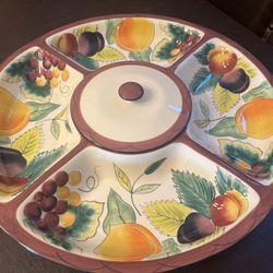 Hand painted Serving Dish 