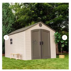8 ft. x 12.5 ft. Resin Outdoor Storage Shed