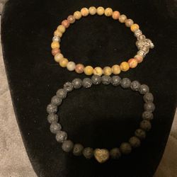 2 Stretch Band Bracelets 