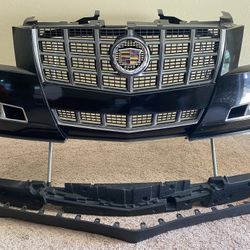 Factory OEM 2008-2014 Cadillac CTS Front Bumper Grills Fog lights Bezels Absorber Air Deflector
