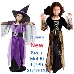 Brand new purple witch or spider dress. Size S, M, L