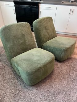 Pair of rocking lounge chairs