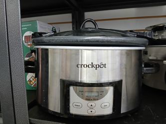 Crock-Pot 7-Quart Easy-to-Clean Cook & Carry Slow Cooker. 