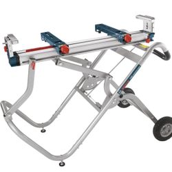 BOSCH Portable Gravity-Rise Wheeled Miter Saw Stand T4B