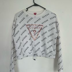 Women’s Guess Drawstring Sweatshirt Size Small