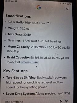 Shimano fishing reel