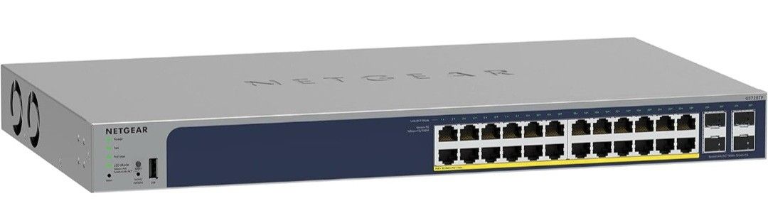 NETGEAR GS728TP 28-Port PoE Gigabit Ethernet Smart Switch