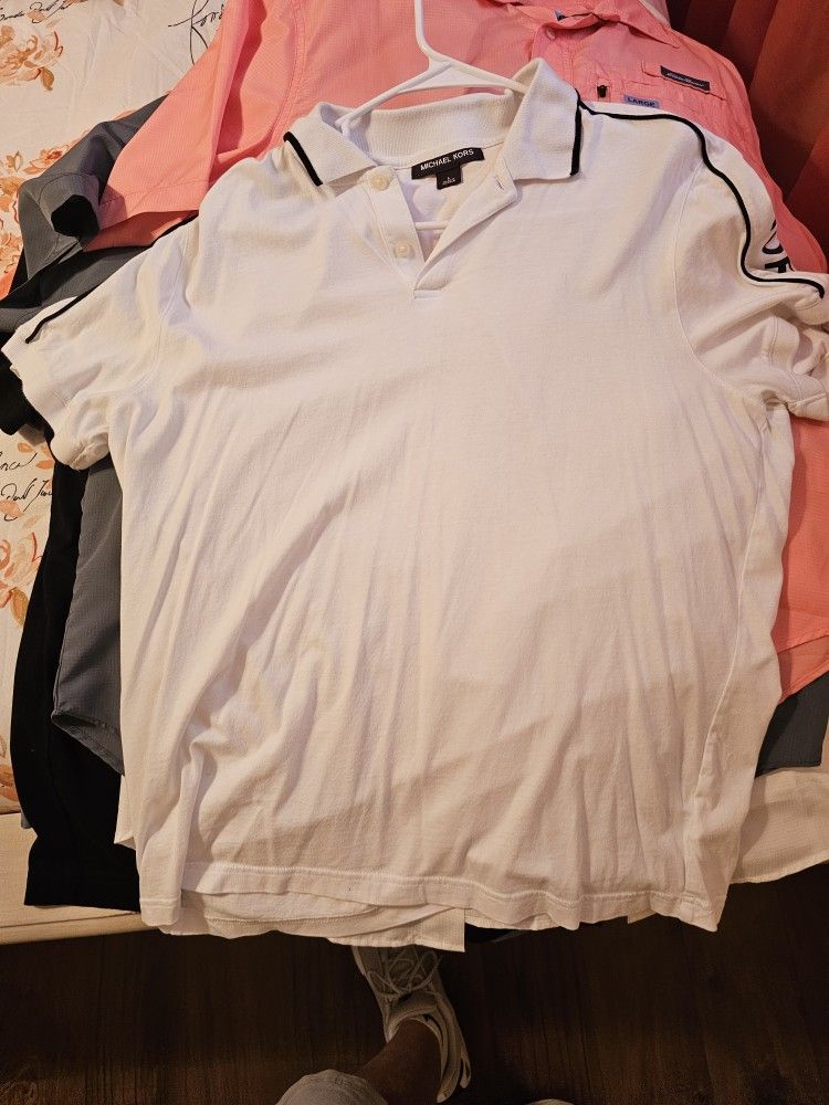 Michael Kors Men's Polo Size Large Like New Condition