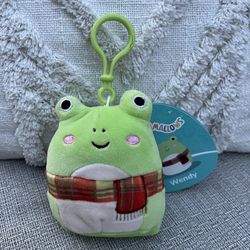 Squishmallows 3.5” Wendy The Frog With Clip