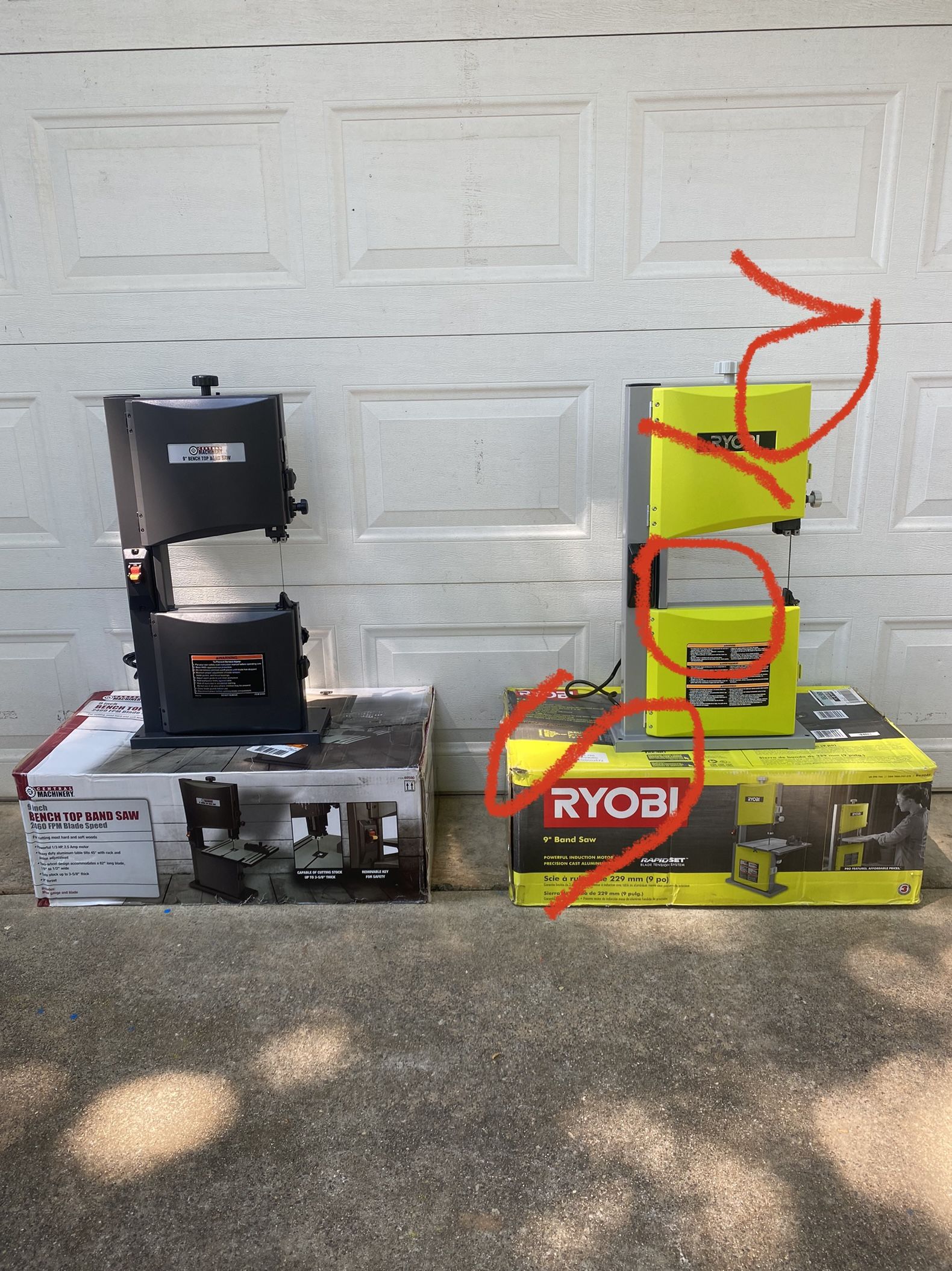 9” Top Ban Saw $220 Each