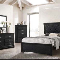 $499 Bedroom Set 4pc Not Including Mattress And Box