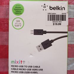 10 Feet Micro USB TO USB Cable