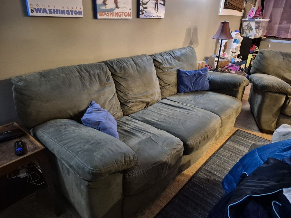 Couch With Chair And Ottoman 