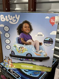 New bluey bumper car
