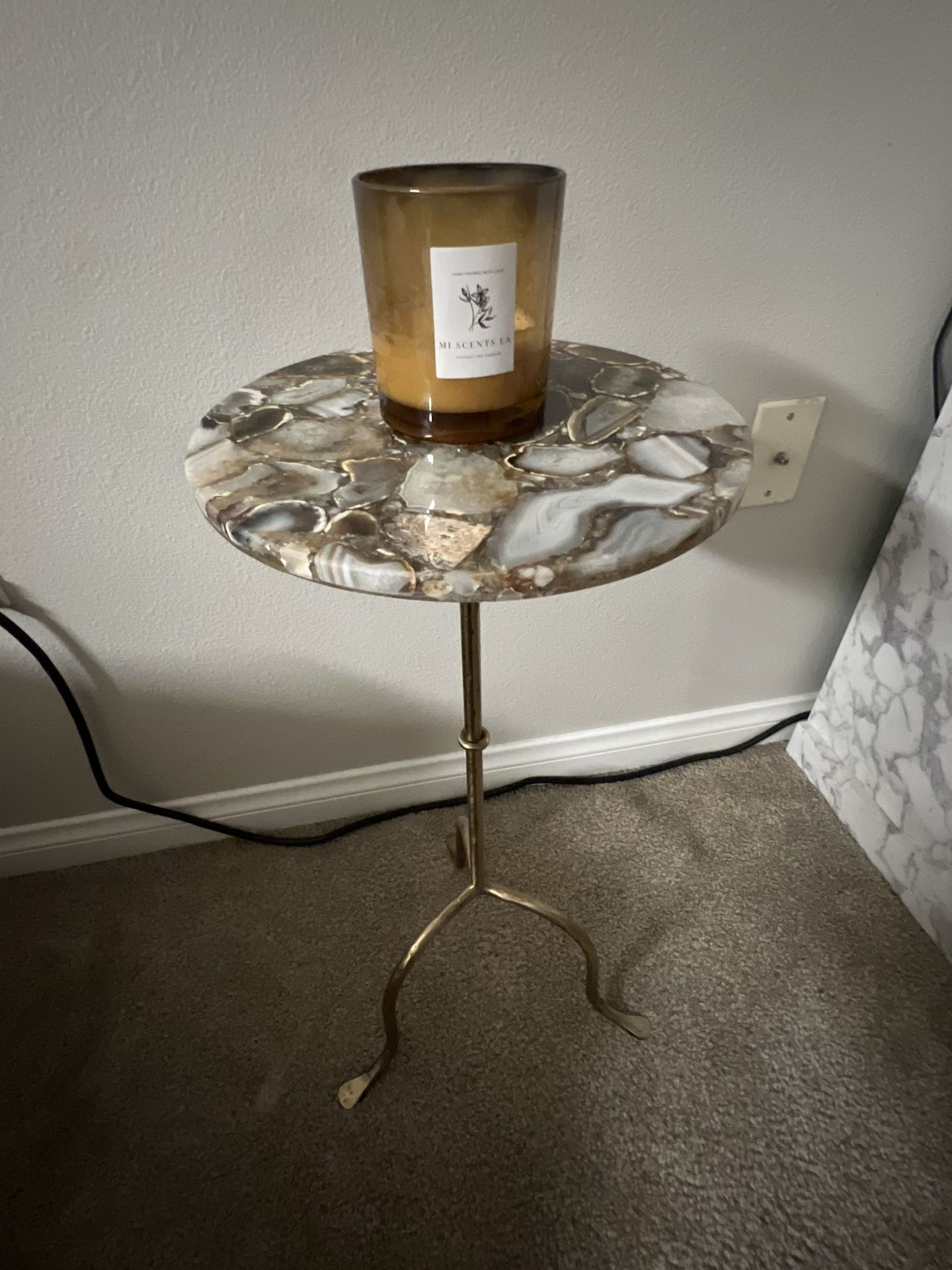 Dainty Gold Side Table