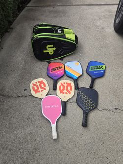 Pickleball  Collection Rackets With Bag
