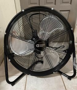 Commercial Electric 20 in. 3-Speed High Velocity Shroud Floor