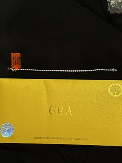 7” Moissanite Bracelet (GRA Certified)