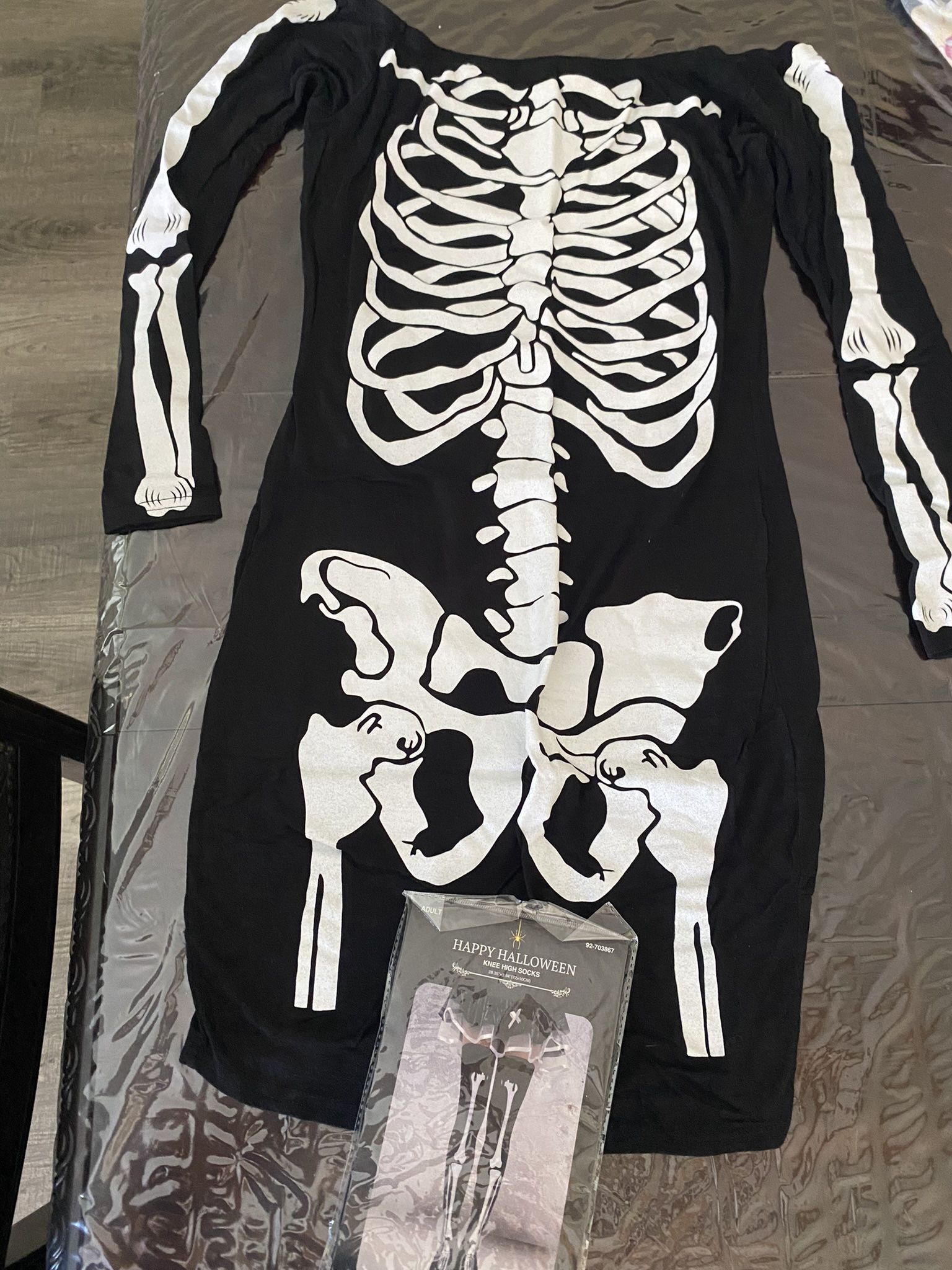 Boohoo Size 8 Skeleton Dress 