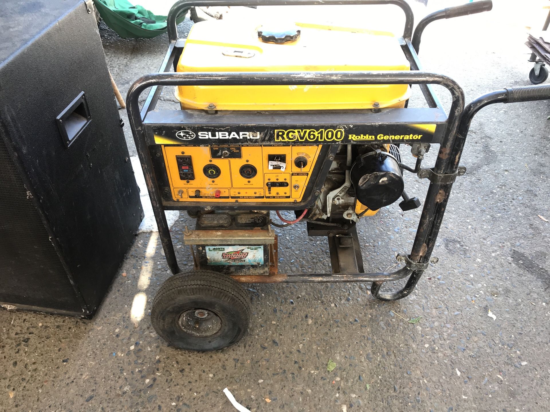 Subaru rgv6100 robin generator