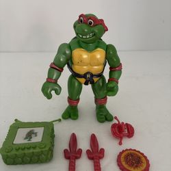 Vintage TMNT Toon Raph Raphael Teenage Mutant Ninja Turtles 100% Complete 1992