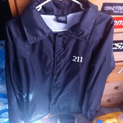 Doomshop Records Windbreaker Jacket Size Large