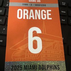 My Miami Dolphin Parking Ticket