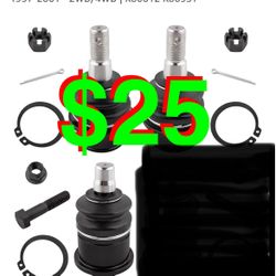 3pcs 1-Front Upper & 2-Lower Ball Joints Fit for Ford