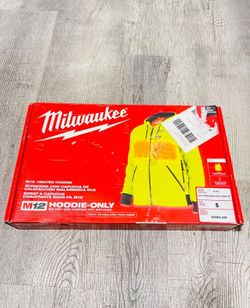 Milwaukee Men's Small M12 12-Volt Lithium-Ion Cordless High -Vis Heated Jacket Hoodie (Jacket and Battery Holder Only)