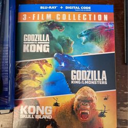 Godzilla & Kong 3 Film Collection 