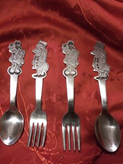 Vintage Disney silverware from the 80's