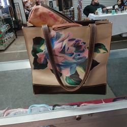 Patricia Nash Purse And Brush Bag