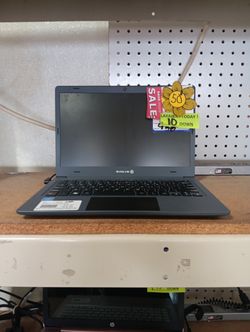 Locked Laptop With Charger 