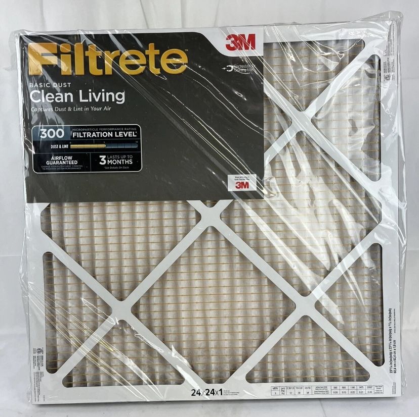 Filtrete 3M Furnace/AC Filters 24x24x1 (6pk)